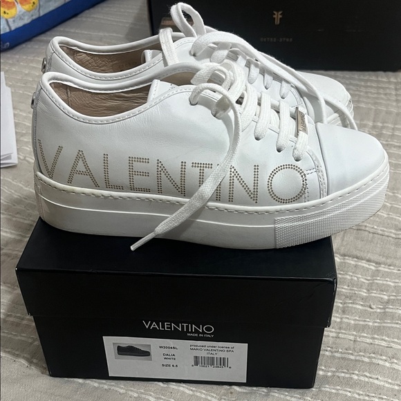 Valentino Women's White Platform Sneakers - Dalia white - Picture 3 of 7